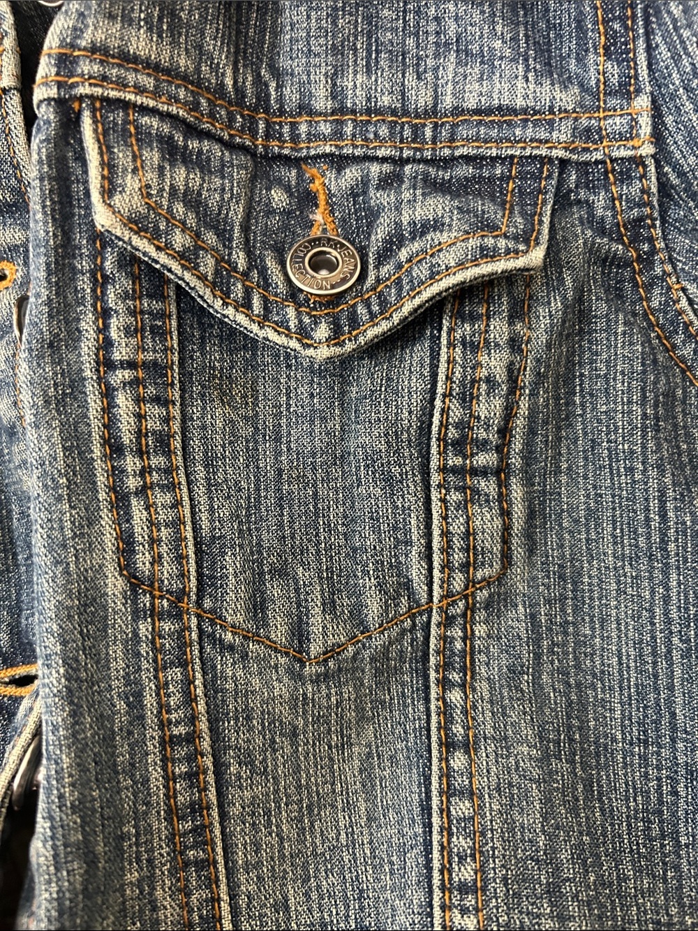 MISS Me Denim Jacket Size M - Picture 8 of 9